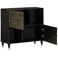 - credenza 80x33x75 cm in legno massello di mango