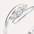anello trilogy claire oro bianco cubic zirconia collezione claire misura 60 oro bianco
