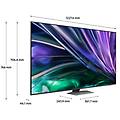 tv neo qled 4k 55 qe55qn85dbtxzt smart tv wi-fi carbon silver 2024 processore nq4 ai gen2 tecnologia