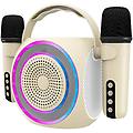 speaker wireless con 2 microfoni per bambini party collection