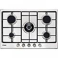 moderna chw74wx acciaio inossidabile da incasso 75 cm gas 5 fornello(i)