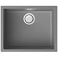 - lavello zen 105 keratek plus 55x45 cm 1 vasca colore light grey 97