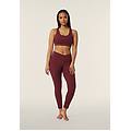 top sportivo in tessuto traspirante d. i. w. o. nylon tawny port donna small