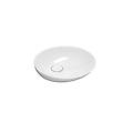 lavabo da appoggio in ceramica ø50 cm globo free lat50bi bianco ceramica