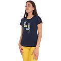 t-shirt blu-giallo