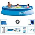 - piscina fuori terra in giro 366x76 cm blu include accessori coordinati a1071