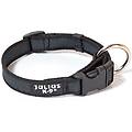 collare julius k9 color & gray per cani. 2 x 27-42 cm nero