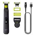 rasoio barba oneblade pro 360 face & body black e lime qp6542 15