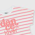 t-shirt in jersey da bambina rosa taglia 6