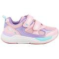 sneakers da bambina rosa e viola con strap taglia 32