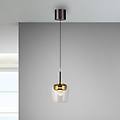 paul neuhaus lampada a sospensione smart led q-kon color oro ø 21 cm