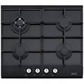 - piano cottura fhng6044gtcbkc a gas 4 fuochi gas colore nero