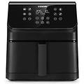 friggitrice ad aria 1700w (6 2lt) premium ii chef edition black caf p651 keur