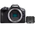 eos r100 + rf-s 18-45mm f4. 5-6. 3 is stm kit milc 24 1 mp cmos 6000 x 4000 pixel nero (6052c013)