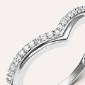 anello fantasia sophia oro bianco diamante collezione sophia misura 58 oro bianco