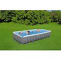 piscina fuori terra tubolare power grigio l int 7. 32 x 3. 66 m