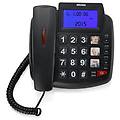 telefono fisso bravo 90 lcd black