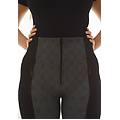 pantaloni push up wr. up in tessuto principe di galles prince of galles donna small
