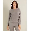maglia a maniche lunghe warm rib / grigio melange / xs/s grigio melange