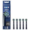 oral-b testine di ricambio pro cross action 5 testine-nero