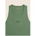 canotta con retro a vogatore in tessuto quick dry hedge green uomo large