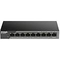 switch sorveglianza 9 porte 10/100 unmanaged long range poe