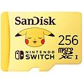 SANDISK scheda microsdxc sdsqxao-256g-gn6zk 256 gb 100 mb/s u3 v30 gialla