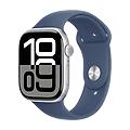 watch series 10 46mm gps aluminium silver con sport band m/l denim eu