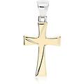 croce uomo in oro giallo e bianco gl-son156693