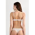 reggiseno super push-up gioia the silky touch microfiber donna naturale taglia 3c
