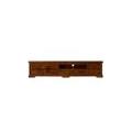 mobile tv in legno di acacia 260x40x55 laccato nougat oxford #1018