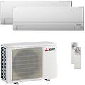 condizionatore electric serie bt dual split 9000+12000 btu r32 inverter a++ wifi unità