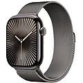 watch series 10 gps + cellular 46 mm smartwatch con cassa in titanio color ardesia e cinturino sport
