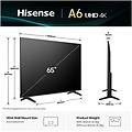 smart tv 65 4k ultra hd 65a69q nero