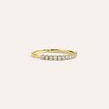 anello semi-eternity diamade glam oro giallo diamante lab-grown collezione diamade glam misura 54