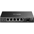 switch di rete gigabit ethernet poe sg2206mp l2 6 porte