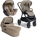 signature trio finiti con navicella ramble xl e seggiolino i-level pro sandstone
