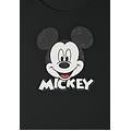 canotta cropped slim fit con stampa mickey mouse black donna small