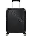 valigia cabina soundbox spinner 55cm espandibile 4 ruote nera