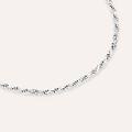 bracciale catena silver collection argento rodiato collezione silver collection bianco