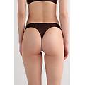 brasiliana senza cuciture in microfibra ultra light donna marrone taglia 2