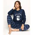 pigiama lungo p-winter holidays / blu notte / xl blu notte