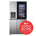 frigorifero side by side gsxv80pzle classe e 635 l-inox