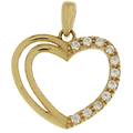 ciondolo cuore oro giallo gl101417