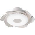 ventilatore da soffitto con luce led 24w flower ventilatore 24w bianco