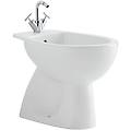 bidet a terra in ceramica colibri monoforo bianco