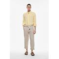 pantaloni chino con cintura cordino