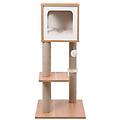 - albero per gatti con tappeto tiragraffi in sisal 90 cm