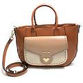 - borsa donna love a mano / tracolla in ecopelle color cuoio bs22mo23 jc4030 grande