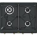 coloniale srv864aogh piano cottura antracite da incasso gas 4 fornello(i)